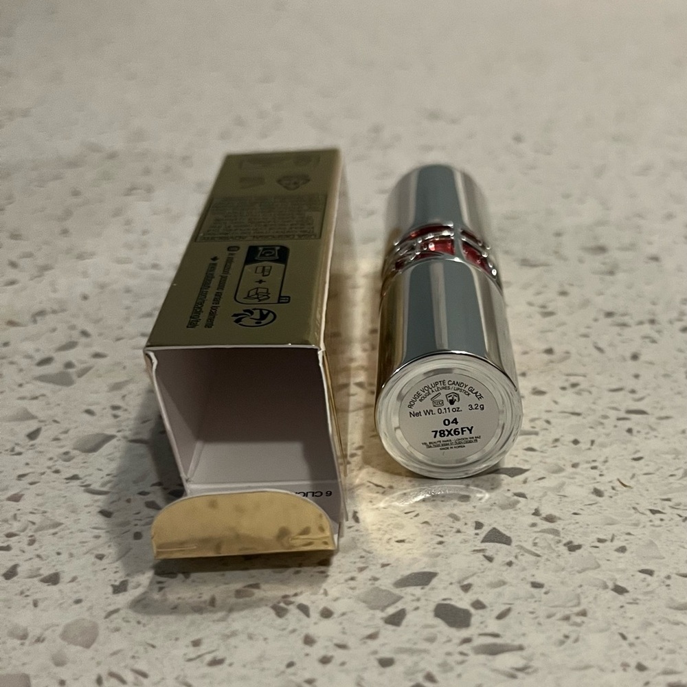 Yes Saint Laurent Candy Glaze Lip Gliss Stick. 04 Nude Pleasure - Picture 6 of 7